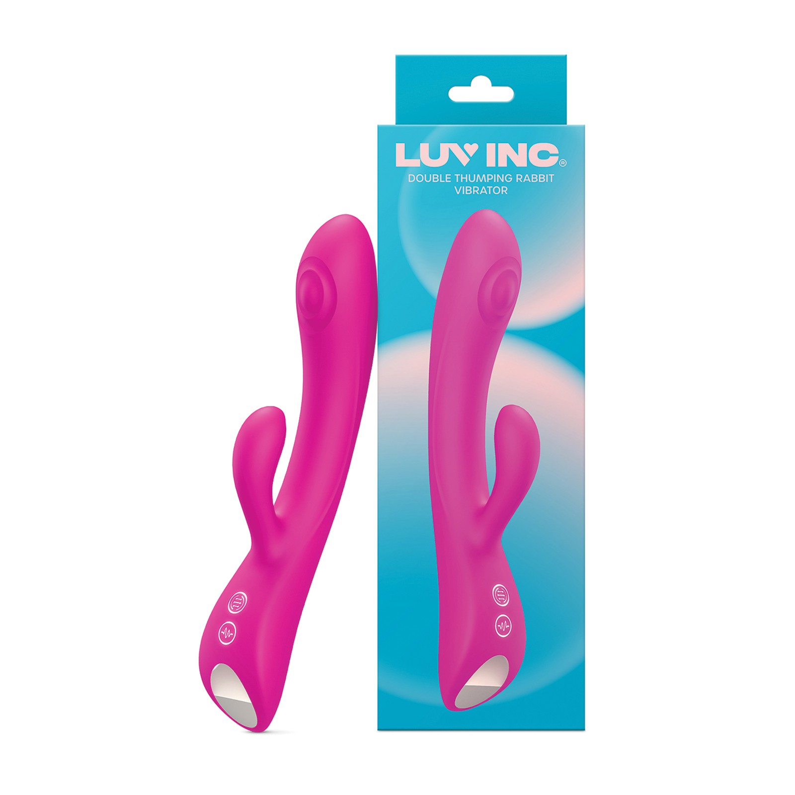 Luv Inc Vibrador Conejo Doble Golpeador Rosa