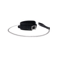 Collar Edge con Correa - Negro