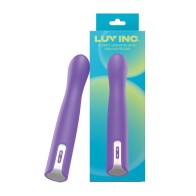 Luv Inc. Vibrador G-Spot con Perlas Móviles Púrpura