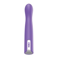 Luv Inc. Vibrador G-Spot con Perlas Móviles Púrpura