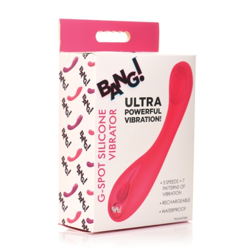 Bang G-Spot Silicone Vibrator Pink