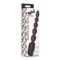 Bang Digital Silicone Anal Beads Black