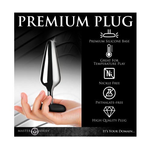 Exciting Metal & Silicone Butt Plug