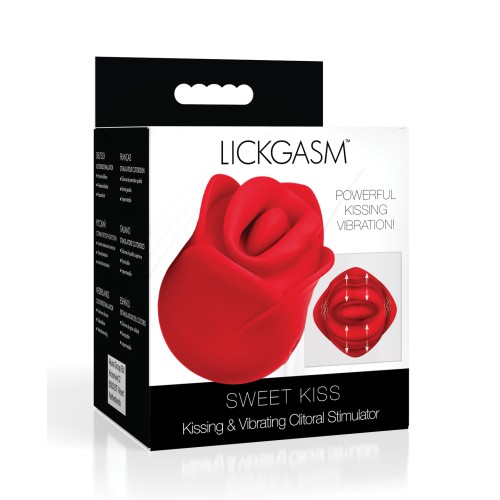 Lickgasm Sweet Kiss Estimulador Clitoriano Vibrante - Rojo