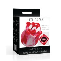 Lickgasm Sweet Kiss Kissing Vibrating Clitoral Stimulator Swirl