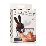 Shegasm Black Sucky Bunny Clit Stimulator