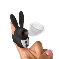 Shegasm Black Sucky Bunny Clit Stimulator