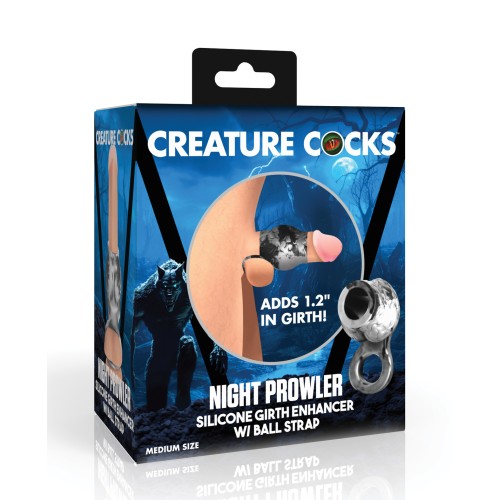 Night Prowler Silicone Sleeve for Enhanced Pleasure