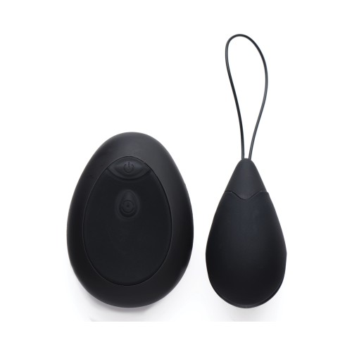 Bang 10X Silicone Vibrating Egg Black