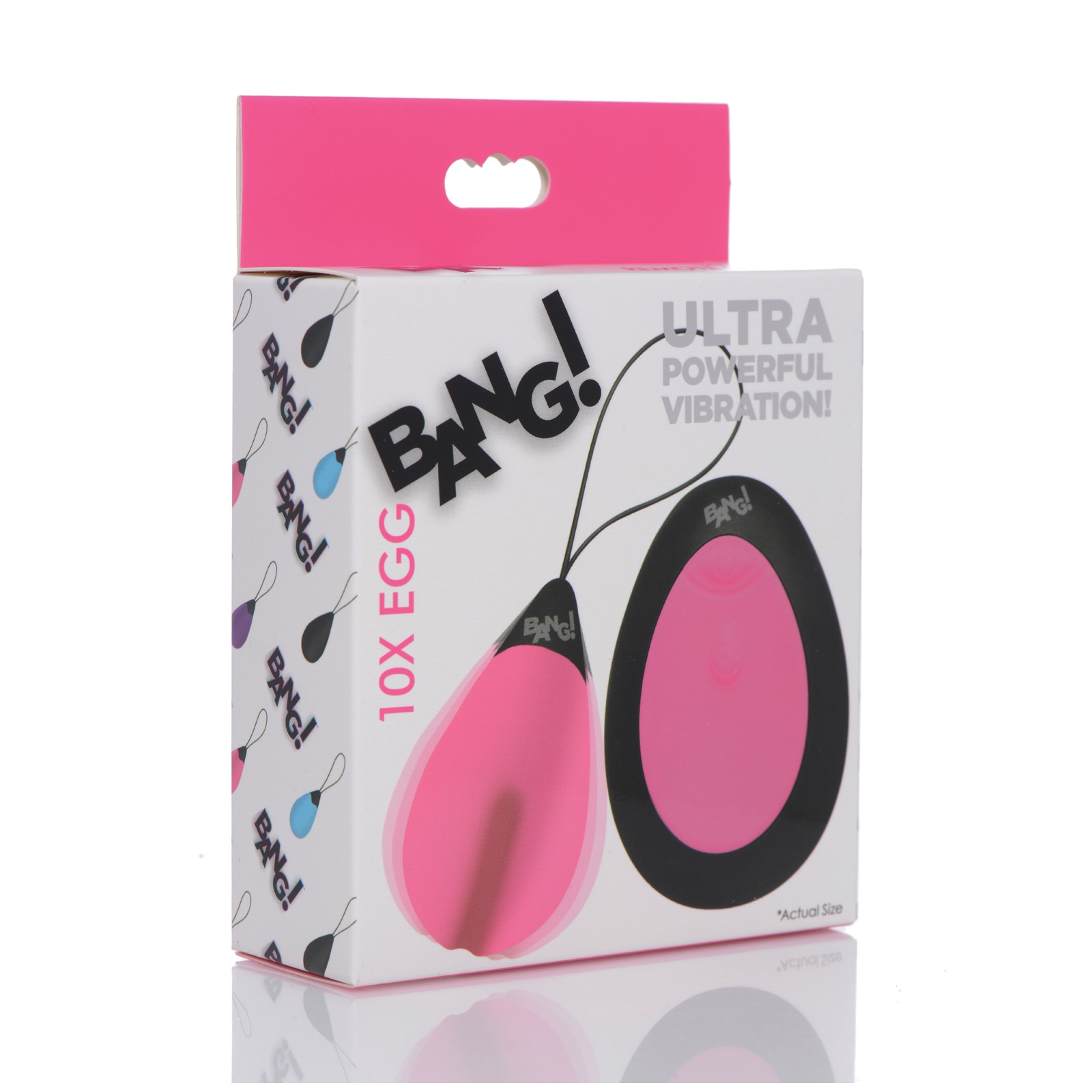 Bang! 10X Silicone Vibrating Egg Pink