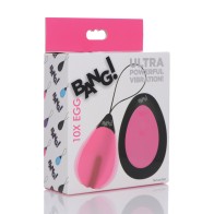 Bang! 10X Silicone Vibrating Egg Pink