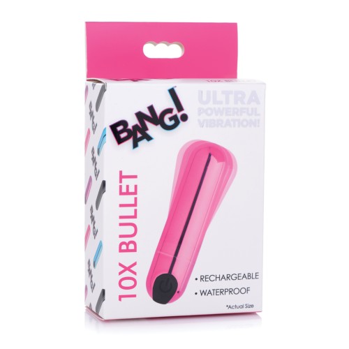 Bang! 10X Rechargeable Vibrating Bullet - Compact Pleasure