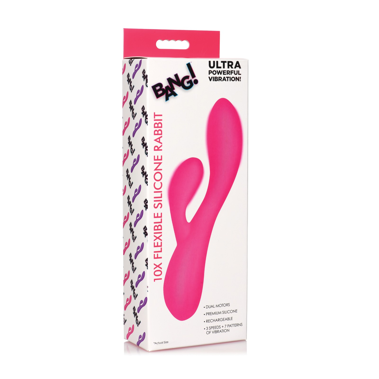 Bang! 10X Flexible Silicone Rabbit Vibrator