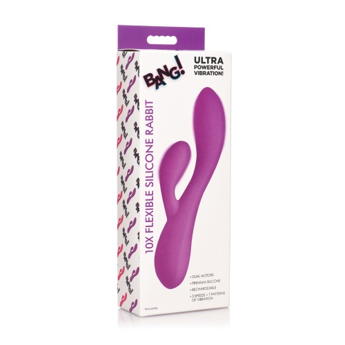 Bang! Vibrador Conejito de Silicona 10X