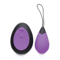 Bang! 10X Silicone Vibrating Egg - Purple Waterproof