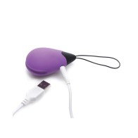 Bang! 10X Silicone Vibrating Egg - Purple Waterproof