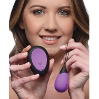 Bang! 10X Silicone Vibrating Egg - Purple Waterproof