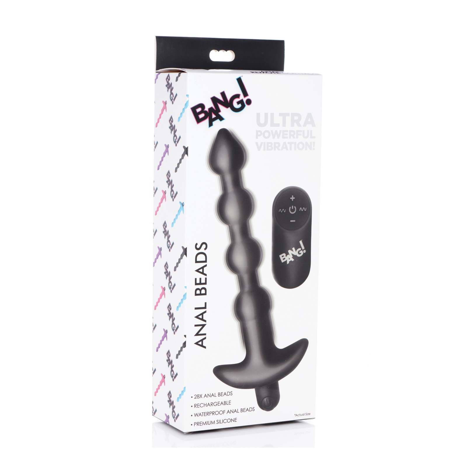 Bang! Perlas Anales Vibrantes con Control Remoto para Placer Sensacional