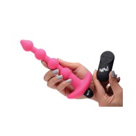 Perlas Anal Vibrantes 28X Bang! con Control Remoto - Rosa