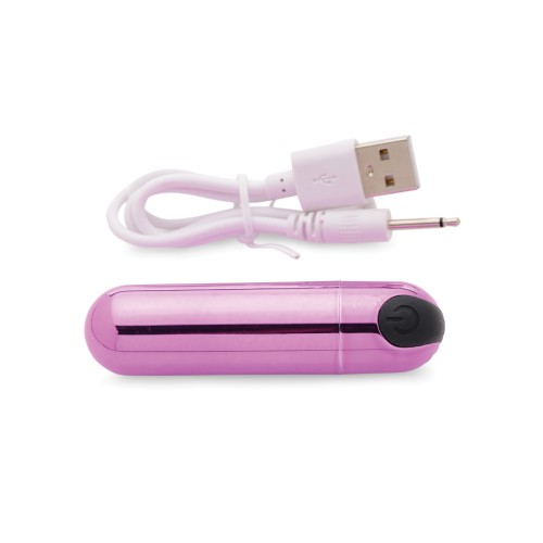 10X Rechargeable Vibrating Bullet Purple