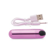 10X Rechargeable Vibrating Bullet Purple