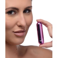 10X Rechargeable Vibrating Bullet Purple