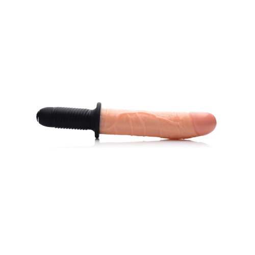 Master Series Onslaught XL Vibrating Dildo Thruster Light