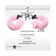 Soft Furry Handcuffs in Pink