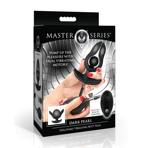 Plug Anal Inflable Vibrante Master Series con Control Remoto