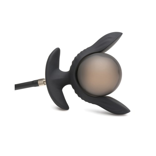 Master Series Inflatable Vibrating Butt Plug with Remote