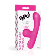 Bang 10X G-Spot Rabbit Vibrator with Suction Pink