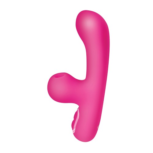 Vibrador Conejito G-Punto Bang 10X con Succión Rosa