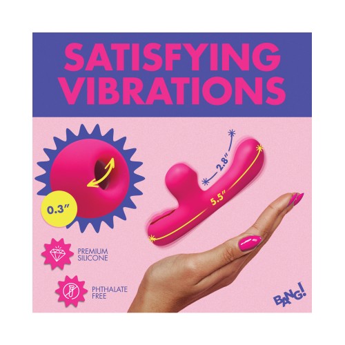 Vibrador Conejito G-Punto Bang 10X con Succión Rosa