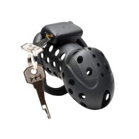 Lock Down Chastity Cage Black