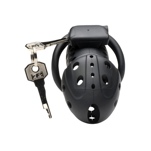 Lock Down Chastity Cage Black