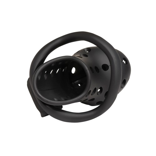 Lock Down Chastity Cage Black