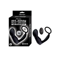 Plug Anal Contorneado Ass-station con Control Remoto