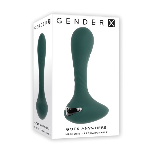 Gender X Vibrating Silicone Plug Teal | Pleasure Redefined