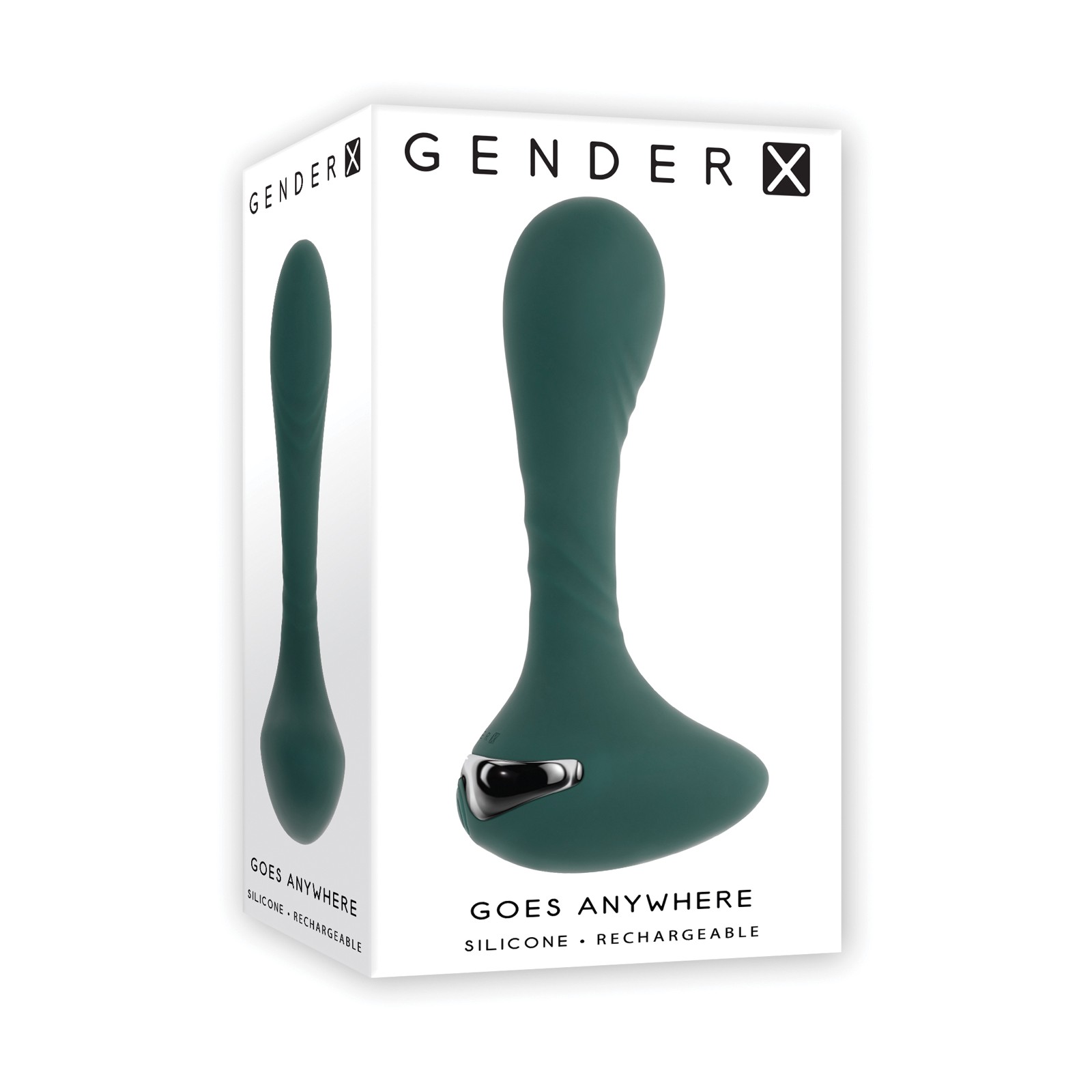 Gender X Vibrating Silicone Plug Teal | Pleasure Redefined