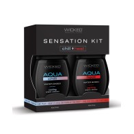 Kit de Sensación Wicked Sensual Care - Lubricantes Calientes y Fríos