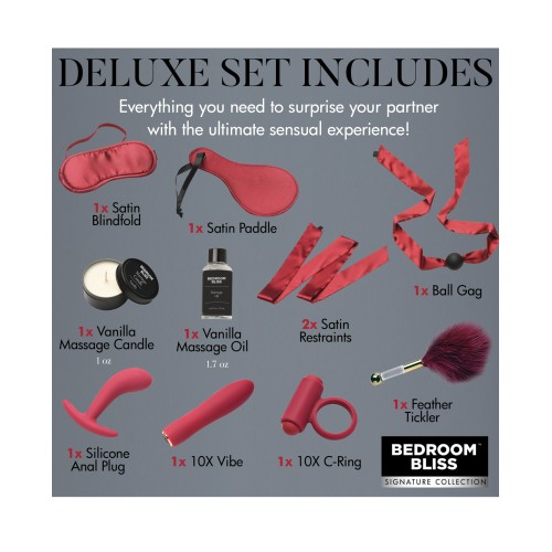 Bedroom Bliss Bondage Massage Set - Complete Pleasure Kit