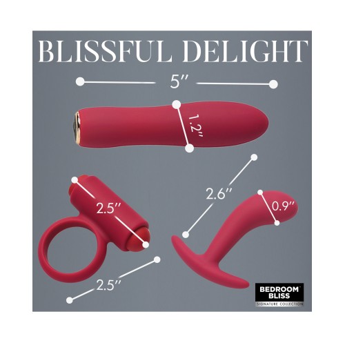 Juego de Masaje y Bondage Bedroom Bliss - Kit Completo de Placer