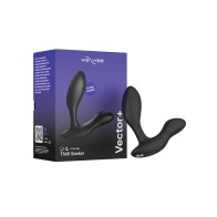 We-Vibe Vector+ Prostate Massager in Charcoal Black