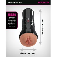 PDX Extreme Wet Pussies XXL Stroker Marrón