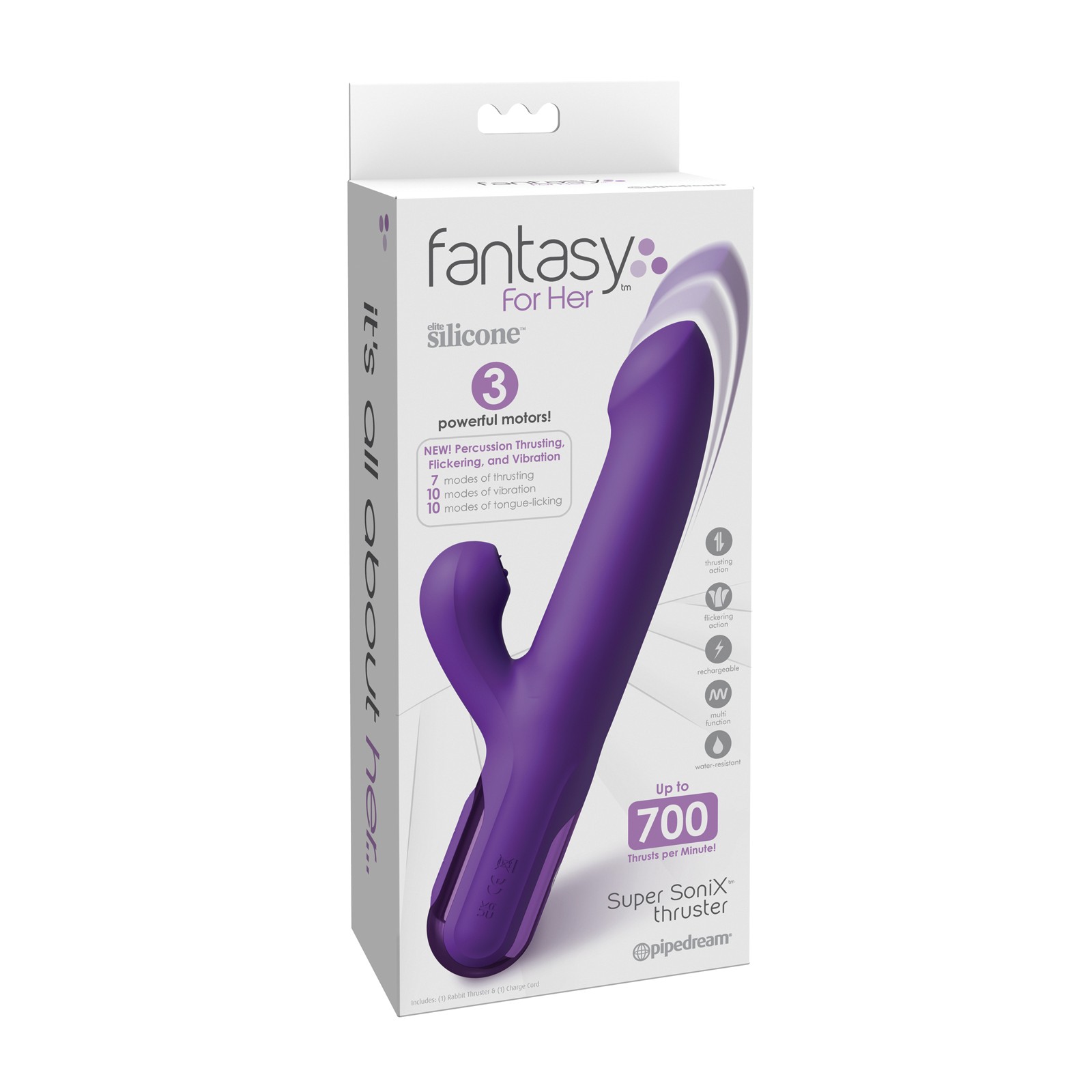 Fantasy for Her Super SoniX Thruster - Purple