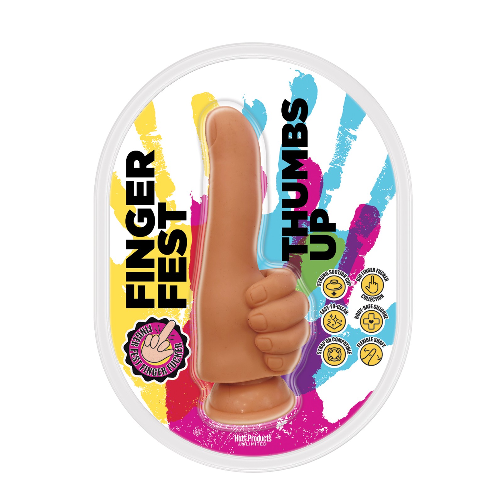 Divertido Dildo Finger Fest con Pulgar Arriba