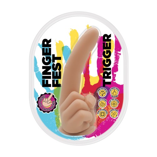 Finger Fest Trigger Dildo - Unique Design