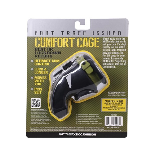 CUMfort Cage de Fort Troff para Confort y Control Supremo