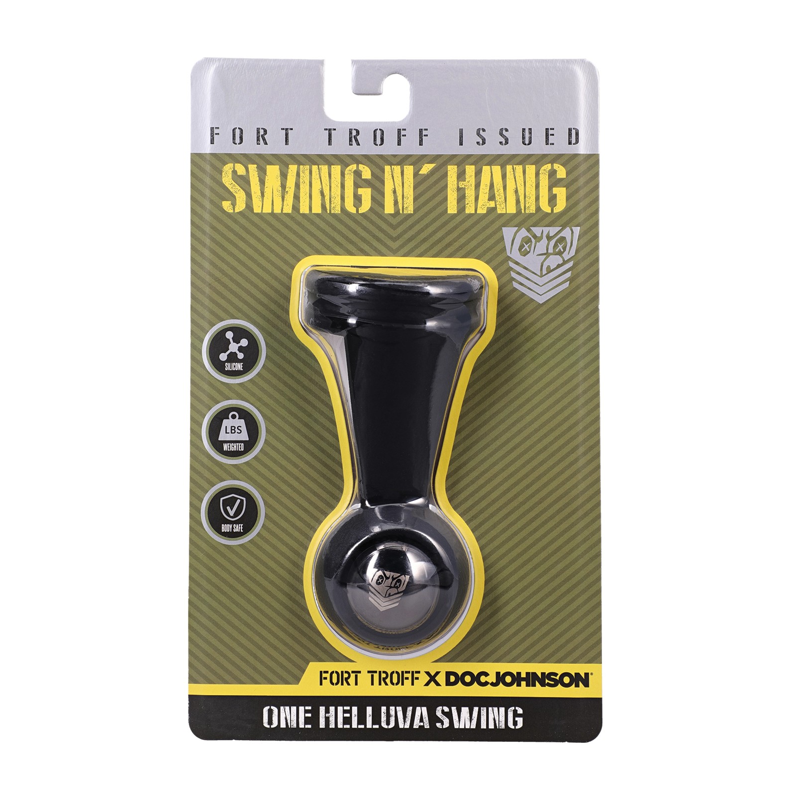 Estirador de Silicona para Huevos Fort Troff Swing N Hang - Negro