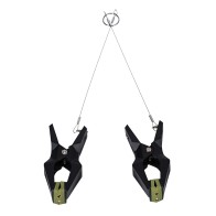 Fort Troff Hardwire Hanger Nipple Clamps - Black